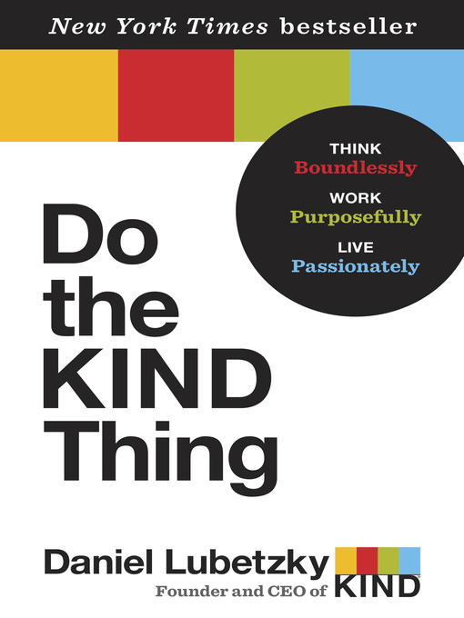 Title details for Do the KIND Thing by Daniel Lubetzky - Wait list